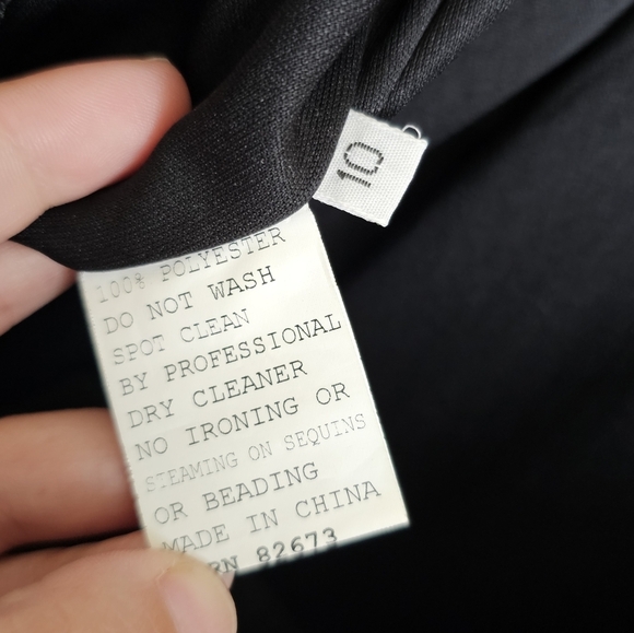 ELLIE WILDE MON CHERI EW118075 Black Goth Prom Velvet Halter Beaded Skirt Dress - Picture 8 of 8